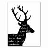Black White Minimalist Abstract Elk Canvas Painting Nordic Scandinavian Wall Picture Prints Living Room Home Decor No Frame