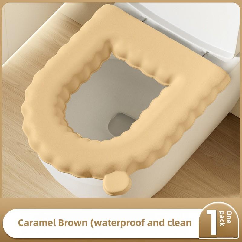 Мягкий силиконовый утолщенный чехол для сиденья унитаза водонепроницаемый моющийся универсальный унитаз Four Seasons