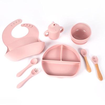 Детский набор столовых приборов из пищевого силикона — безопасен для детей, устойчив к падениям