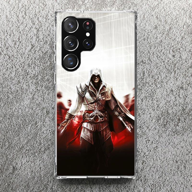 Мягкий чехол с принтом A-Assassins Game Creed для Samsung Galaxy S25 Edge S24 S23 S22 Ultra S21 Plus S20 FE Чехол для телефона S10 + Рисунок C