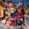 Heated Rivalry Pattern Blanket for Home Decoration, Bed, Sofa, Car Travel, Camping, Suitable for All Seasons, Birthday Christmas Gift