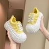 Thick-soled Big-headed White Shoes Women's Summer Mesh Muffin Shoes Casual Board Shoes