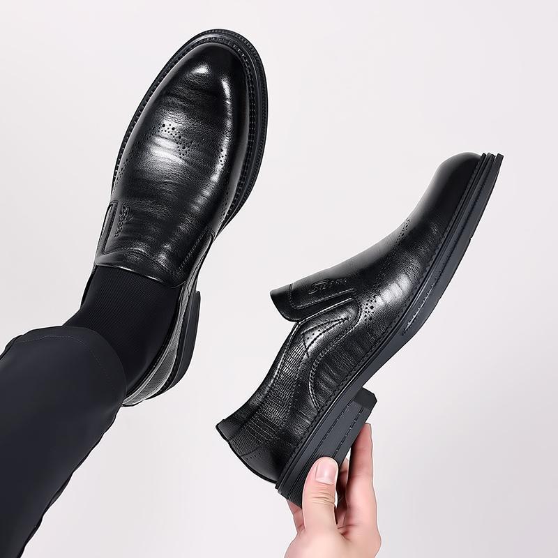 Модные мужские повседневные мокасины слипоны кожаные нескользящие офисные рабочие туфли модные кроссовки мужские удобные деловые туфли для мужчин