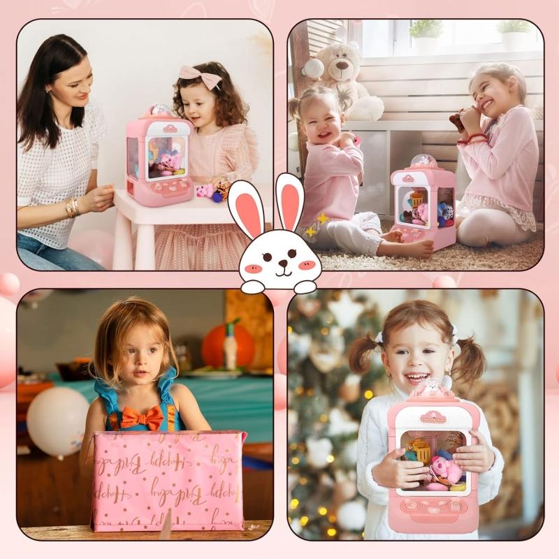 Мини-машина для кукол Игра для вечеринок Семейные интерактивные игры Мини-машины для ловли Мультяшные куклы Игрушки Праздник День рождения Детские подарки