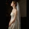 Head Covering White Bridal Veil Lace Bridal Tulle Veil Retro European Wedding Veil  Wedding Photos