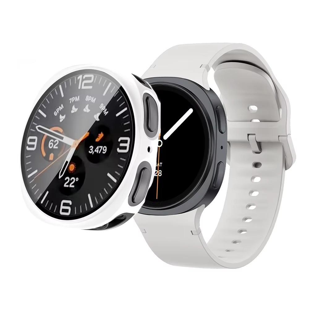 Case + Band for Samsung Galaxy Watch 8 44mm 40mm Sport Wrist Replacement Belt Correa Bracelet+Cover+Glass Galaxy Watch 8 Straps