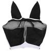 Horse Face Cover Detachable UV Protection Breathable Polyester Horse Fly Mask with Hook and Loop