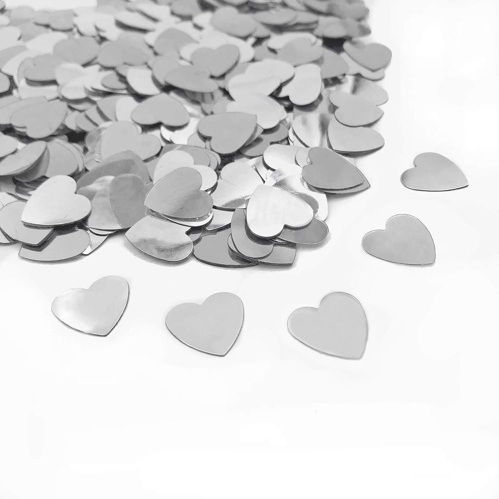 Heart Confetti Red Valentine's Day Table Confetti Metallic Foil for Party Wedding Happy Birthday Baby Showe Bridal Shower Festival Theme Party