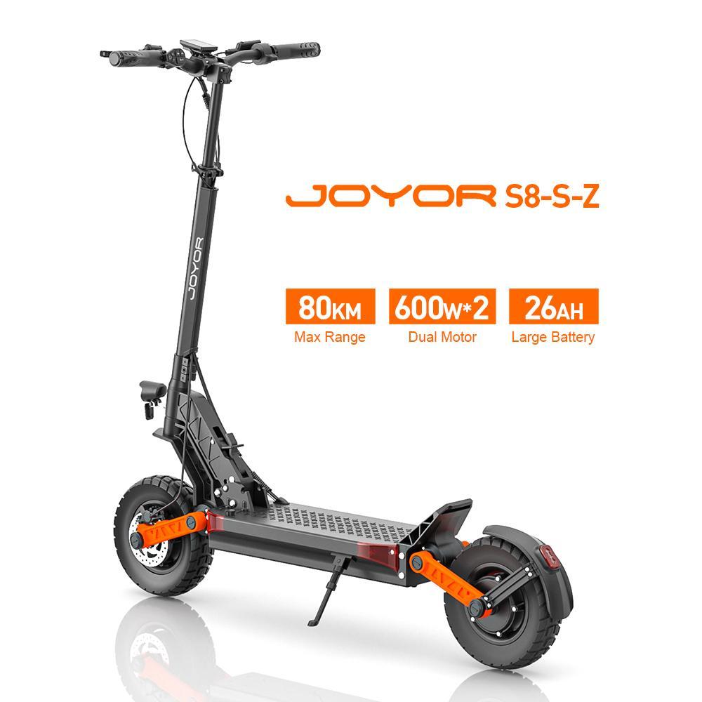 Joyor S8-S-Z City convenient electric scooter 600W*2 Motor Off-road electric scooter 48V 26Ah Battery 10 inch All-terrain electric scooter