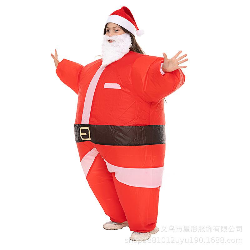 Christmas Snowman Inflatable Costume Stage Performance Costume
