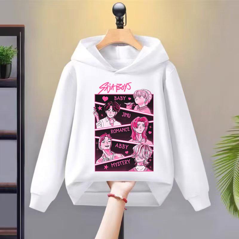 2025 New Kpop Witch Hunt Children's Hoodie Girls' Spring and Autumn Hooded Sportswear Fashion Versatile Top