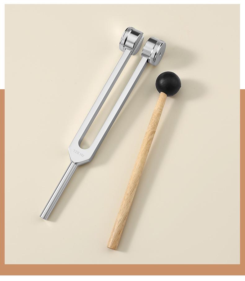 Aluminum Alloy Tuning Fork - Sleep Aid, Yoga, Ear Cleaning, Rattle
