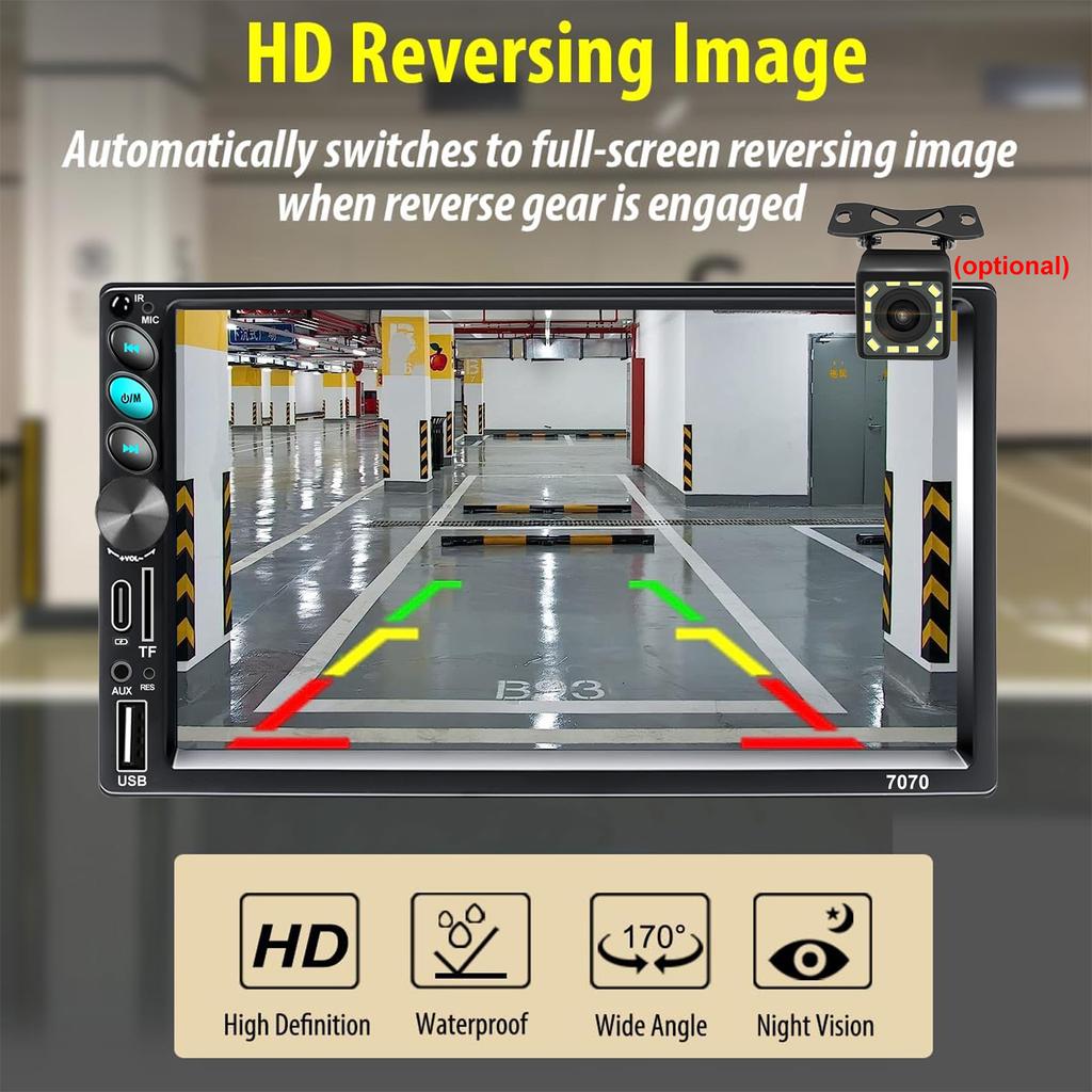 Carplay автомобильное радио 2din сенсорный экран автомобильный стерео Mp5-плеер с Bluetooth Mirrorlink USB 2 Din авторадио для универсального