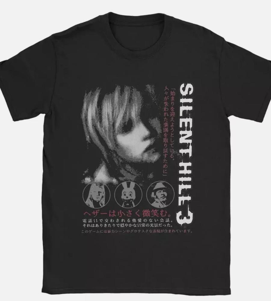 Unisexs TShirt Silent Hill 3 Leisure Pure Cotton Tee Shirt Short Sleeve T Shirts