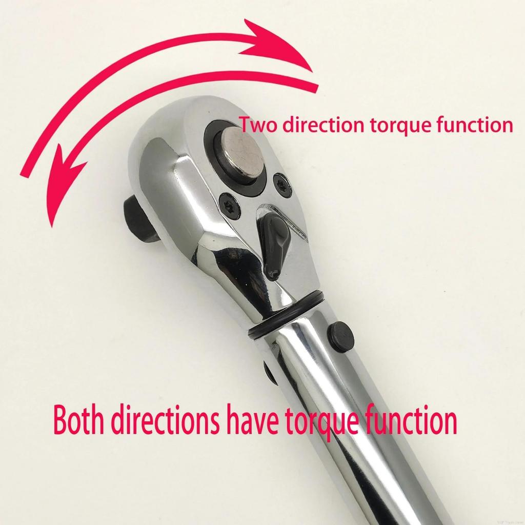 10-60N.m Torque Wrench 3/8 Inch Square Drive Torques Key ±3% High Precision Torque Wrench Professional Bicycle Automotive Tool