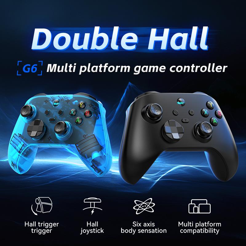 New G6 Wireless Controller Comes With a Dual Hall Joystick and a Back Button Supporting Switch Computers Android iOS 1