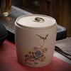 Ceramic Sealed Pot 280g Tea Storage Tank with Lid Tea Pot Household Storage Box Decoration Handicraft Home Decoration Modern