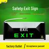 LED Fire Emergency Exit Sign - Safety Evacuation Indicator for Stairways and Corridors