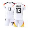 2425England Away Jerseys Sports Team Uniform Set Football Training Suit Set