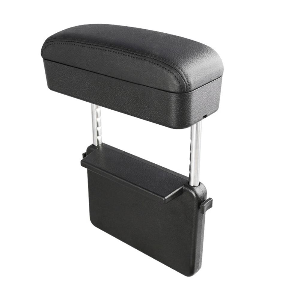 PU Leather Car Seat Armrest Box Auto Center Console Pad Cover Protector With Car Seat Gap Storage Box Universal Car Accessories