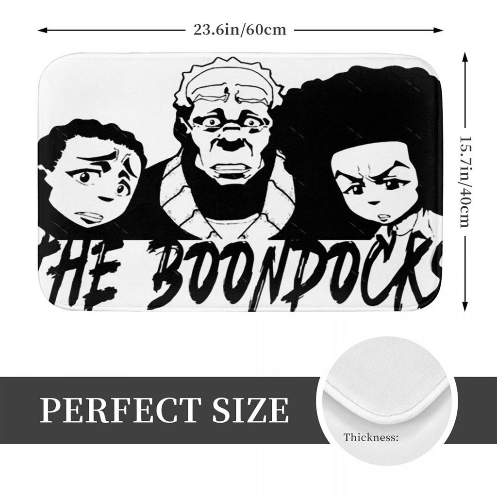 Cartoon The Boondocks Anti-slip Doormat Floor Mat Cushion Carpet Rug for Kitchen Entrance Home Balcony Footpad Mats