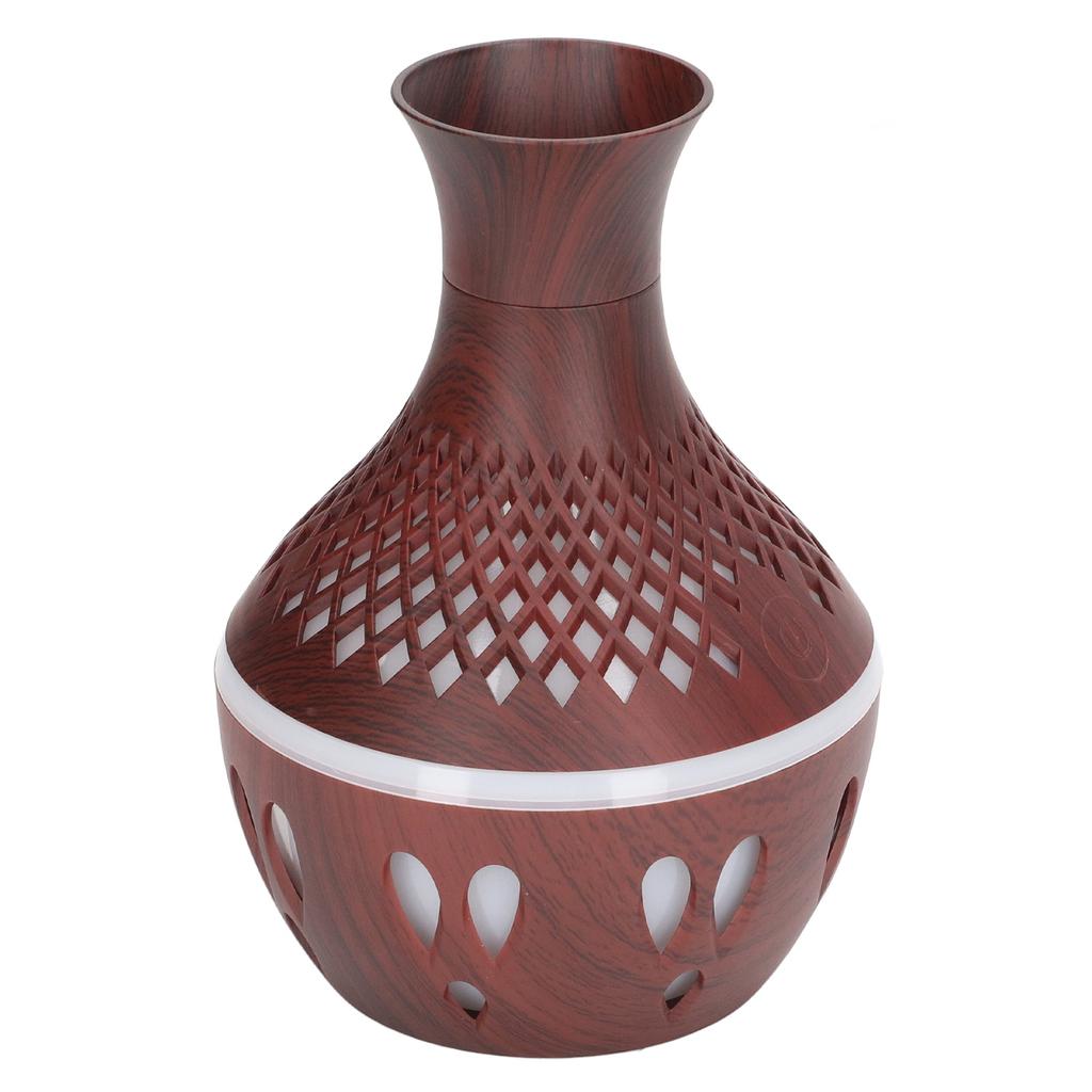 Aromatherapy Humidifier Silent Waterless Auto Off Wood Grain USB Aroma Diffuser Humidifier with