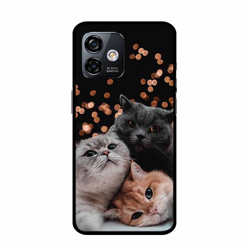 Phone Cover For Ulefone Note 16 Pro Case Note16pro Lovely Soft TPU Painted Cat Silicone Fundas for Ulefone Note16 Pro 6.52''