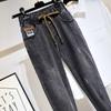 Plus Size Cotton Elastic Force Denim Pants High Waist Jeans Woman Skinny Women Jeans Harem Pants