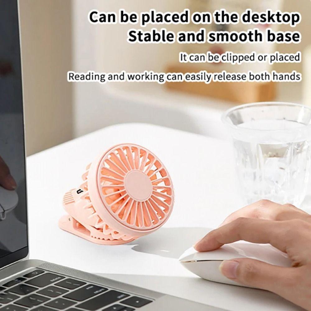 Adjustable Portable Solar Fan Low Noise Small Air Cooler Mini Solar Powered Fan Desktop Use