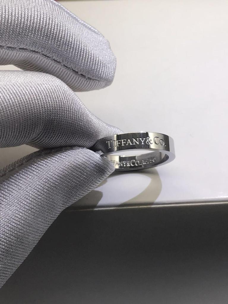 Семейство T Стерлинговое серебро 925 пробы Английская буква Три бриллианта Парные обручальные кольца