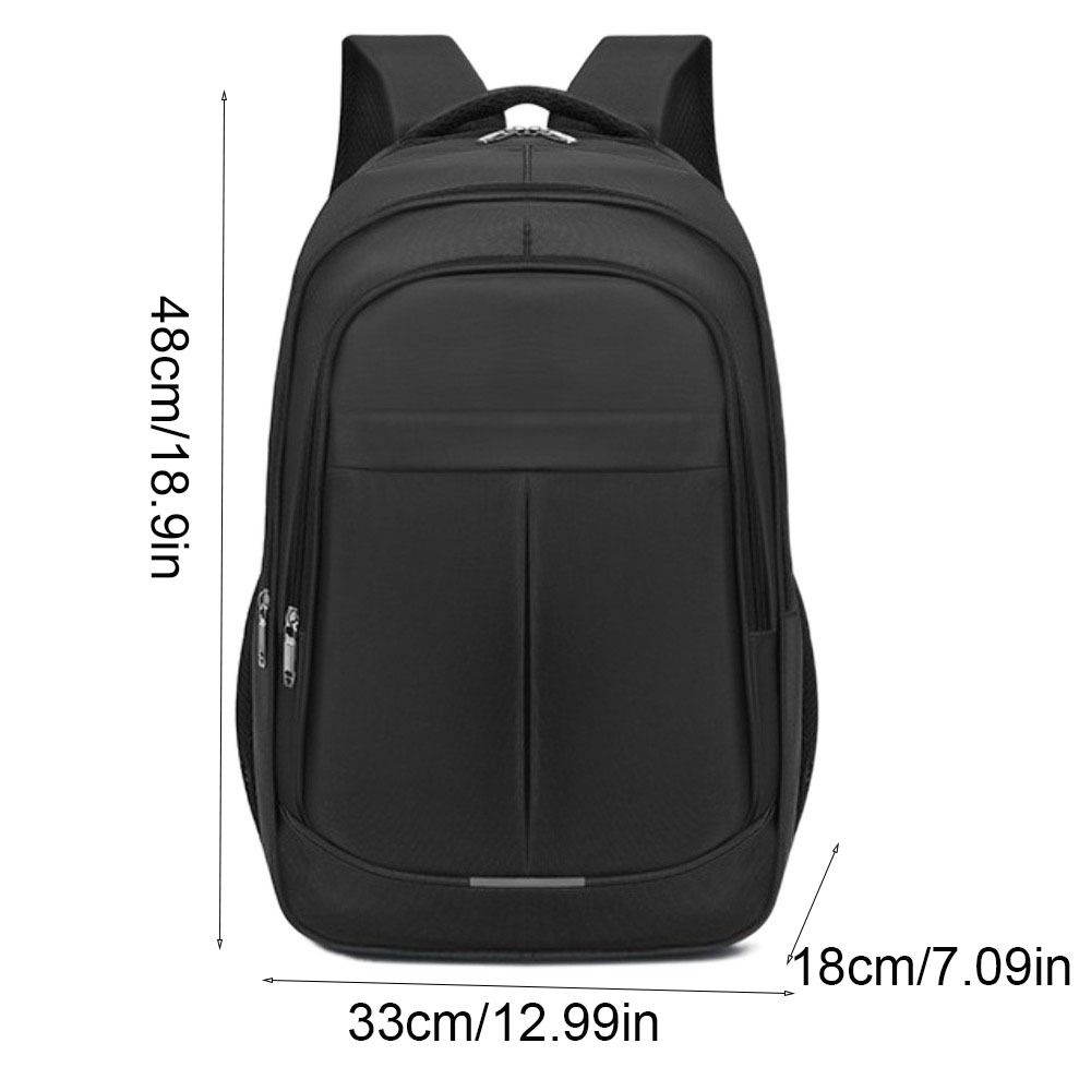 Large Capacity Student School Bags Solid Color Men Laptop Backpack Men Business Backpack Sports