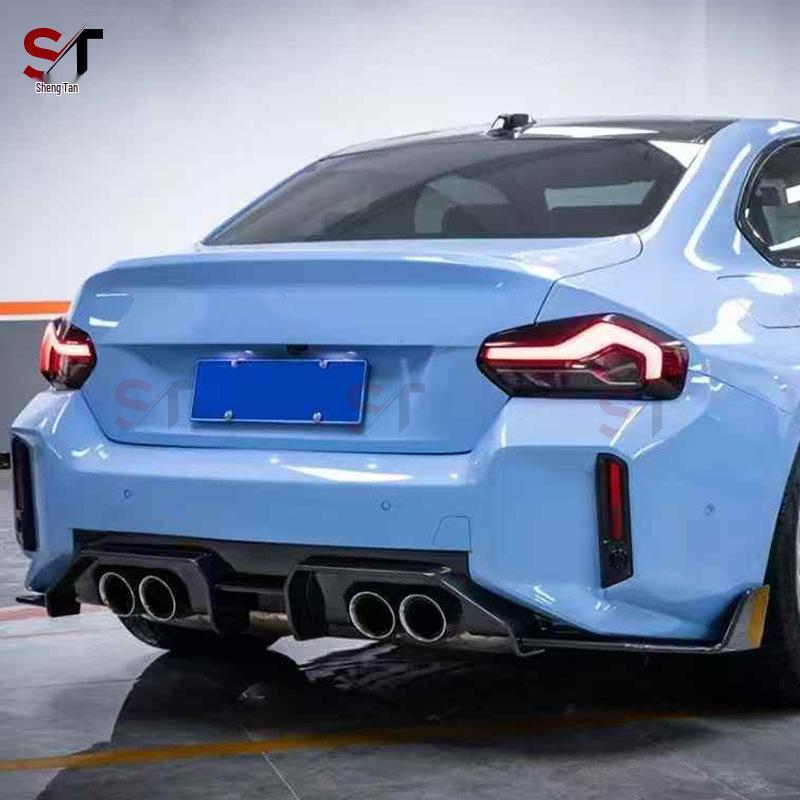 Комплект заднего диффузора и спойлера из углеродного волокна для BMW M2 G87 (2023+)
