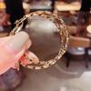 Trendy Gold Color Hoop Earring Women Personality Circle Earring Bridal Jewelry Gift Party Earrings