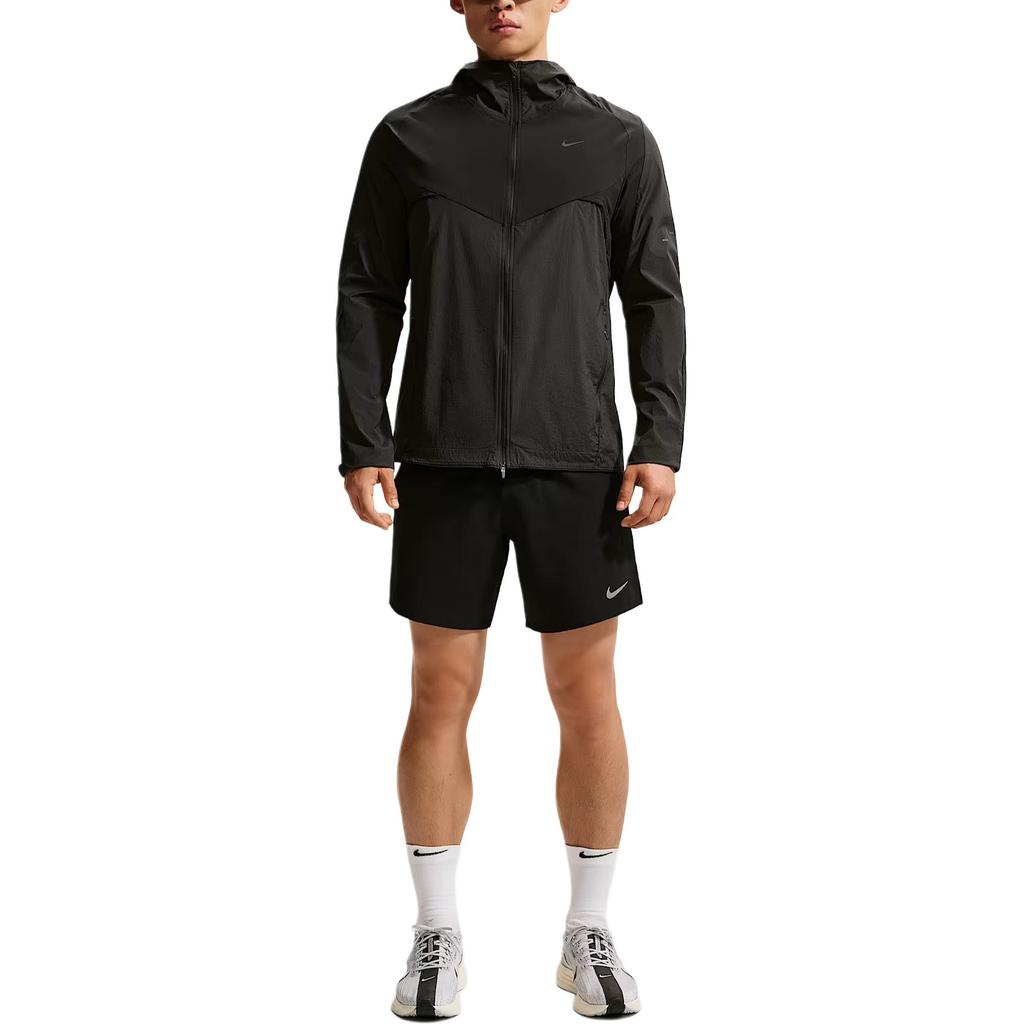 Nike Водонепроницаемая дышащая тканая куртка для бега мужская куртки IF2368-010