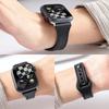 Совместим с Apple iWatch S10, Xiaomi 89Pro, Redmi 4, Huawei GT5: Женский ремешок для часов из натуральной кожи с шипами, узкий, на талию