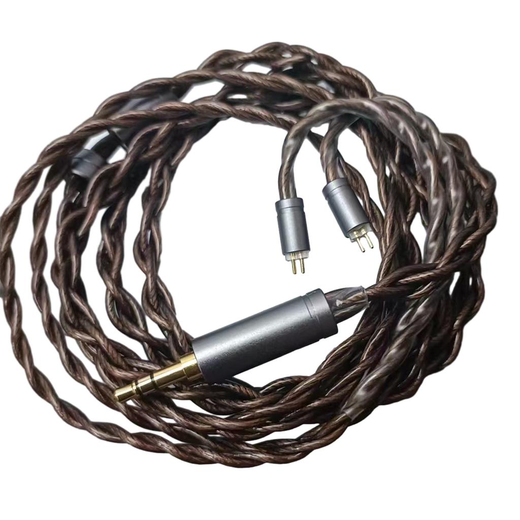 Прочный и гибкий 2-контактный кабель для наушников 0,78 мм для более чистого звука, кабель для гарнитуры для лучшего прослушивания музыки 1,2 метра