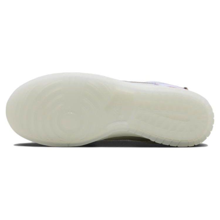 Nike Dunk Low SE Be True to Your DNA — серебряные кроссовки унисекс металлик-серебристый белый многоцветный FN8882-001