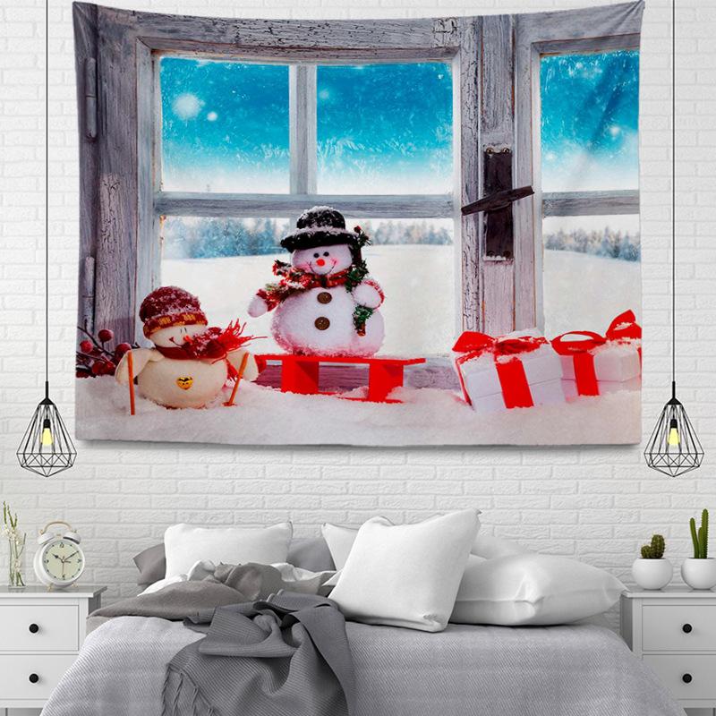 Серия подвесных тканевых гобеленов в рождественском стиле