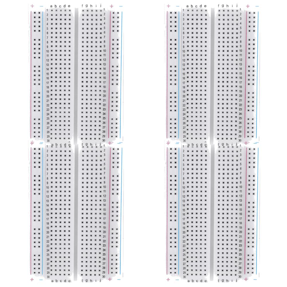 20-1PCS 400 Tie Points Solderless PCB Breadboard Spliceable Mini Universal Test Protoboard for Experiment Test Robot