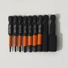 Screwdriver Bits 9pcs Set Alloy Steel Hex Screwdriver Bit