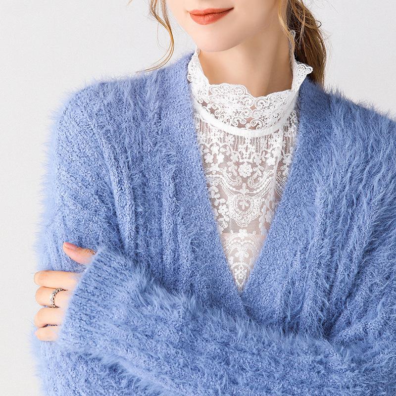 Cotton Fake Collar White Lace Floral Women Detachable False Collar Blouse Removable Stand Collar Tie Sweater Decoration