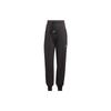 Stella McCartney Adidas X Stella McCartney Hammualliflikdagi harfli logotipli va manjetli to'piqli flis sport shimlari Ayollar pastki qismi Qora IQ2638