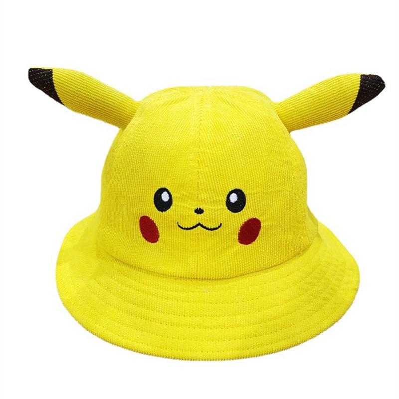 Мультяшная панама Пикачу для детей и родителей, милая уличная шляпа от солнца