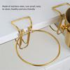 Gold/Silver Cooler Stand Rack Sturdy Beer Barrel Rack Portable Ice Bucket Stand  Cooking Events