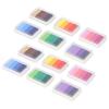 12 шт. 4 цвета градиентные чернильные подушечки набор красочные поделки для открыток подарочные подушечки для штампов