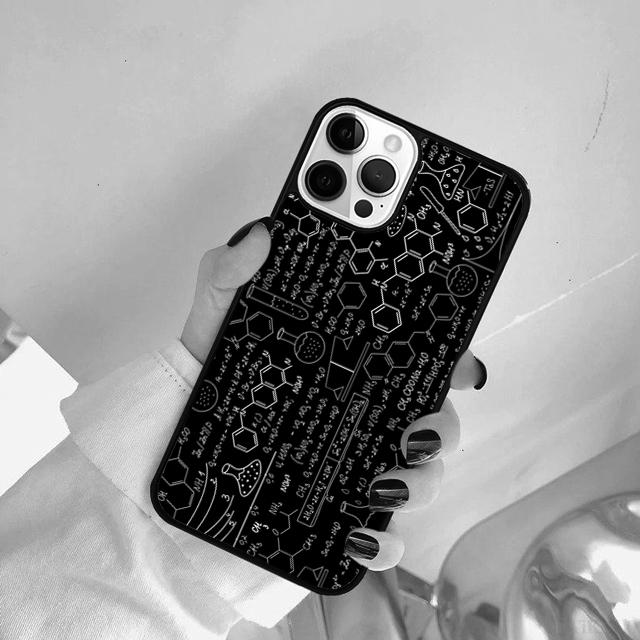 Химическая лаборатория Бесшовная крышка-чехол для телефона Для iPhone 17 Air 15 Pro MAX 16 Plus 14 12 11 13 coque