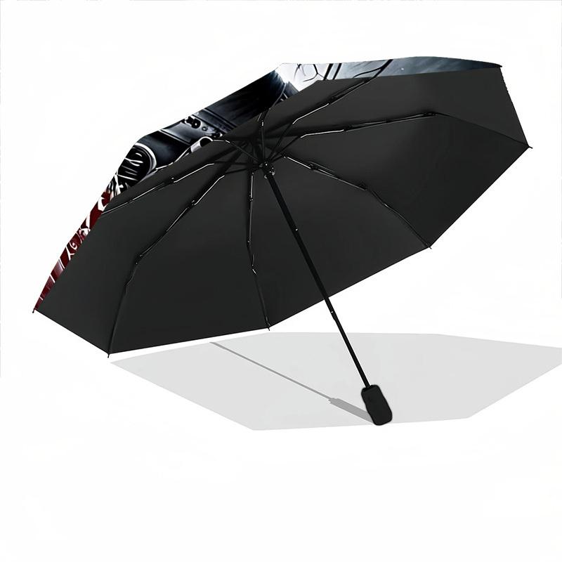 1pc Edward Scissorhands Automatic Open/Close Umbrella - Compact Travel Umbrella with 8-Rib Durable Frame yy251023062