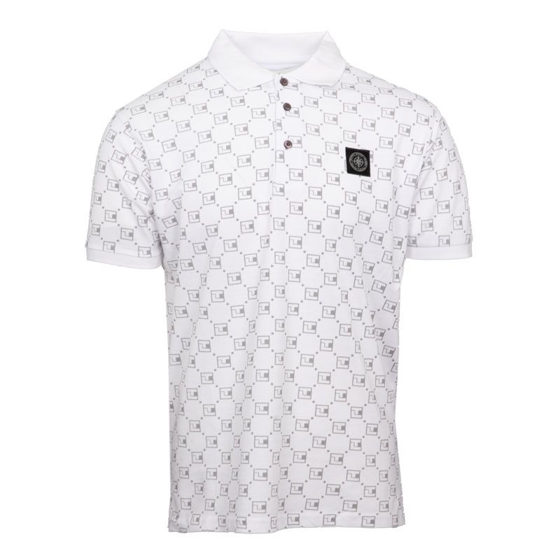 Men's Saturnine Cotton Polo Shirt with Logo Print TED LAPIDUS