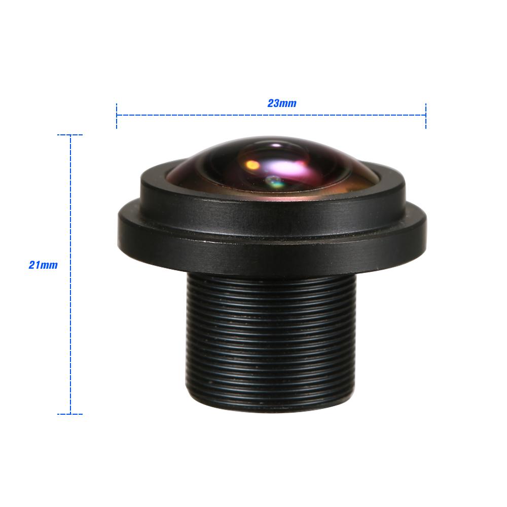 1.7mm Fisheye Lens HD 5.0 Megapixel  Mount 1 2.5  F2.0 For CCTV IP Camera 180 Degree Wide Angle Panoramic CCTV Camera