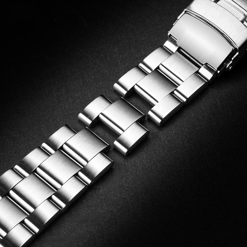 Металлический браслет из нержавеющей стали для часов Casio MDV106-1A, MDV-107, MTP-VD01, MDV-106 - 22 мм, регулируемый, с инструментами для установки